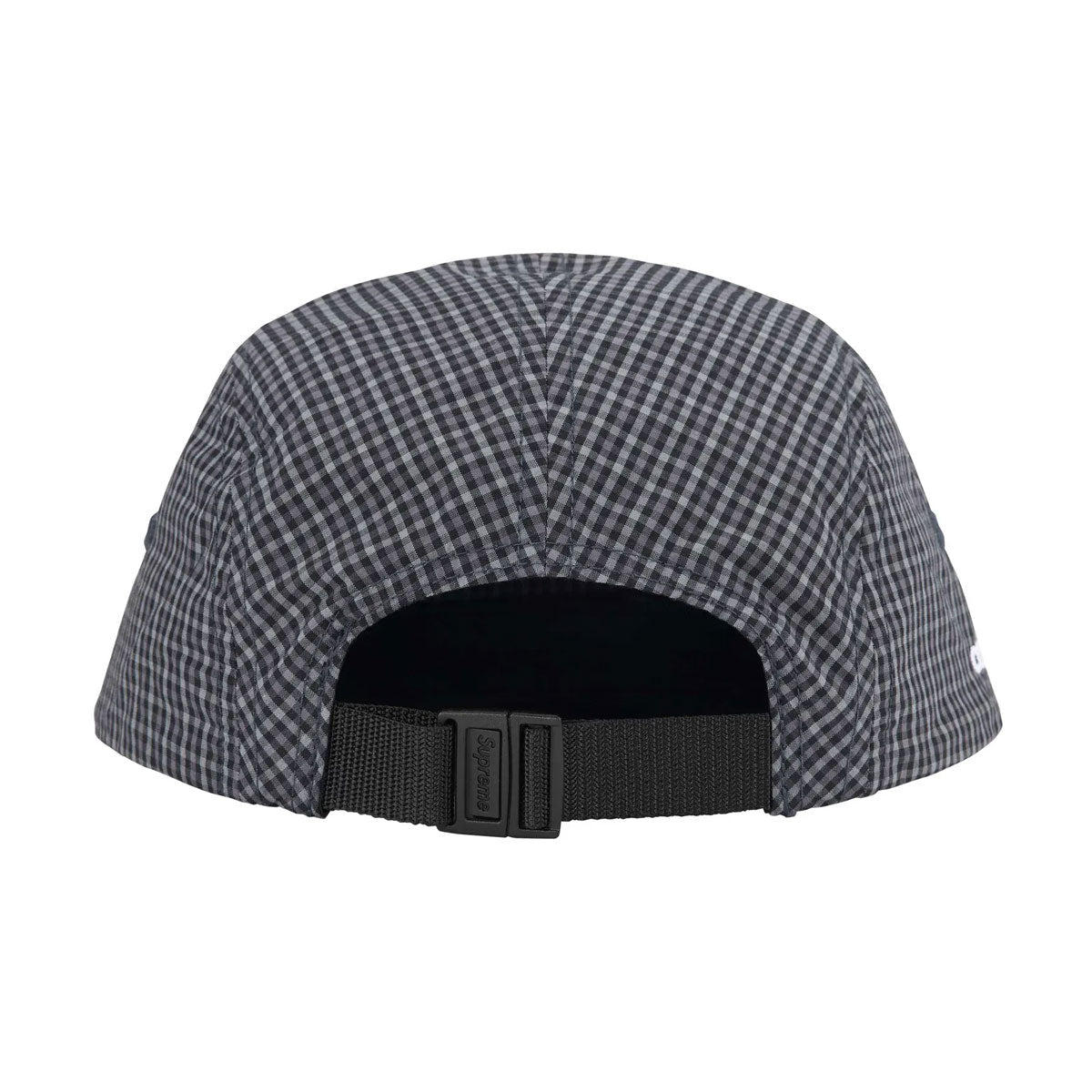 Supreme - Cordura Plaid Camp Cap Black