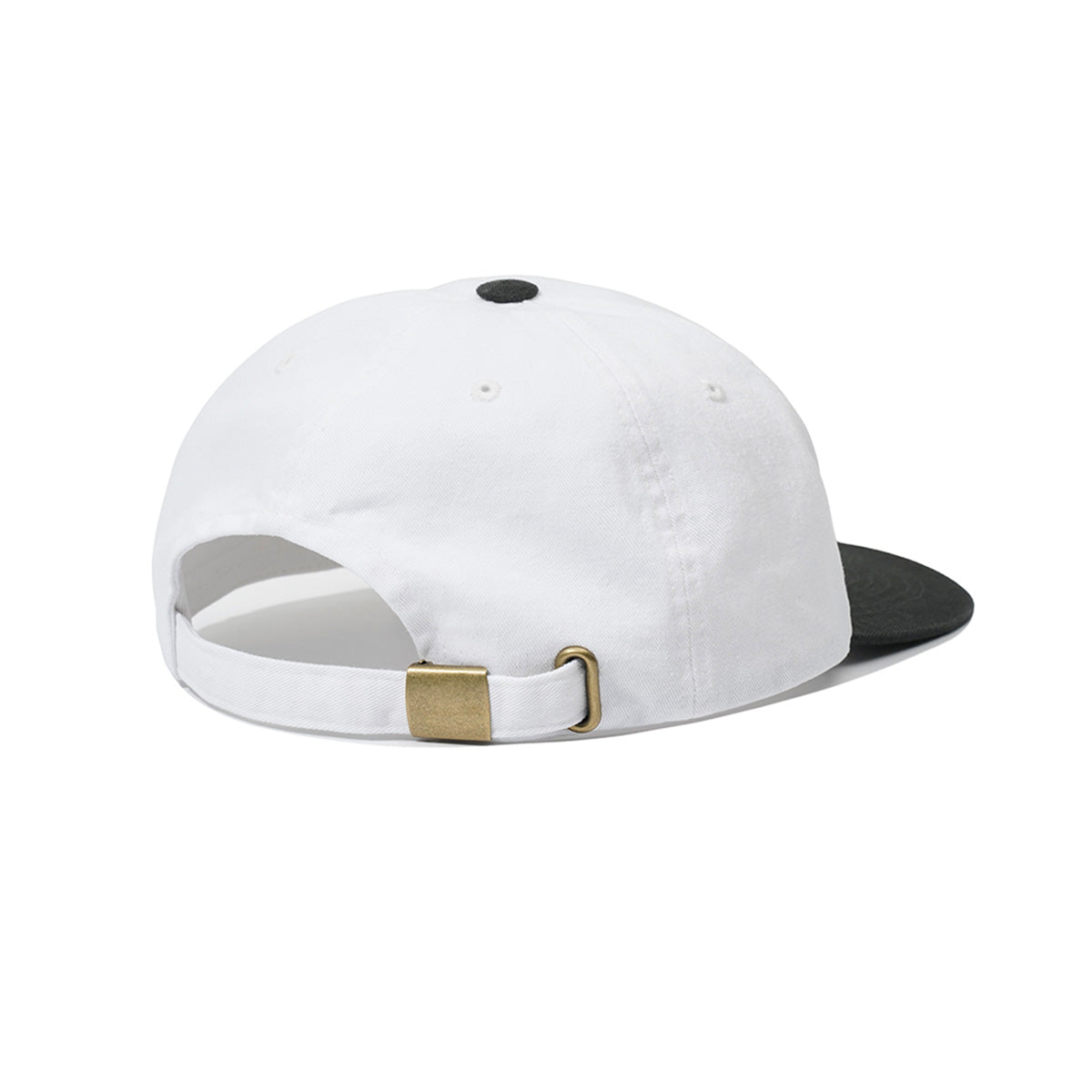MY NAME IS PETER - 5 PANEL PAPPLE CAP WHITE & CHARCOAL
