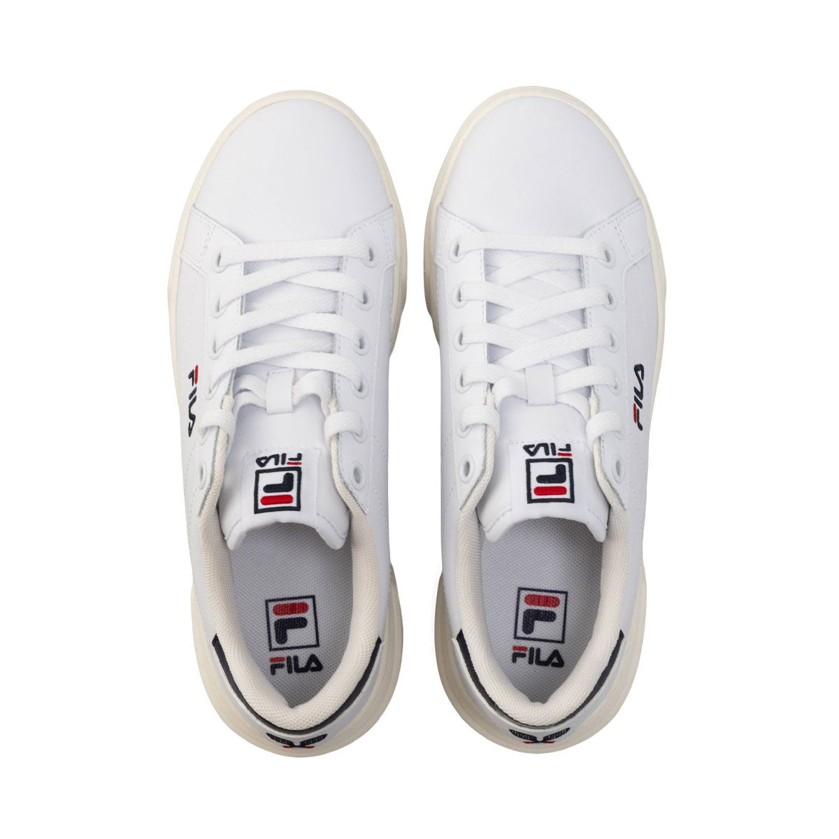 FILA - COURT PLUMPY FEATHERY WHITE/FILA NAVY/FILA RED 【UFW24054-125】