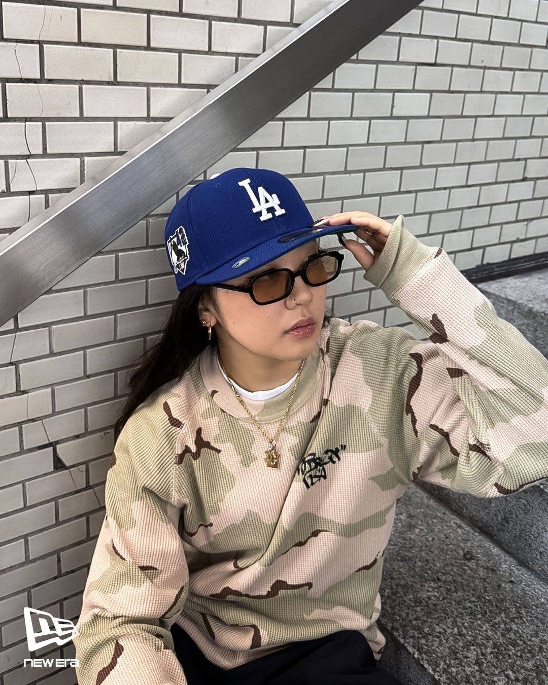 NEW ERA Los Angeles Dodgers - 59FIFTY Jackie Robinson Day 2026 DARK ROYAL【14939282】