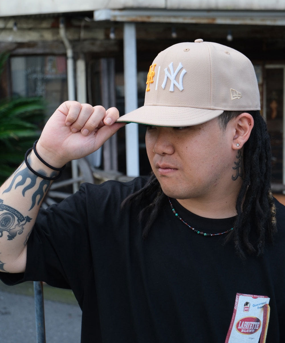 NEW ERA - NEW YORKS METS VS YANKEES CO SS 2000 WS 59FIFTY CAMEL【71047162】