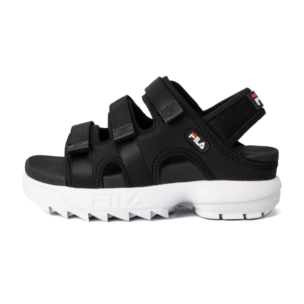 FILA - WMENS DISRUPTOR SD PUFFY BLACK/WHITE/RED 【USS23082-013】