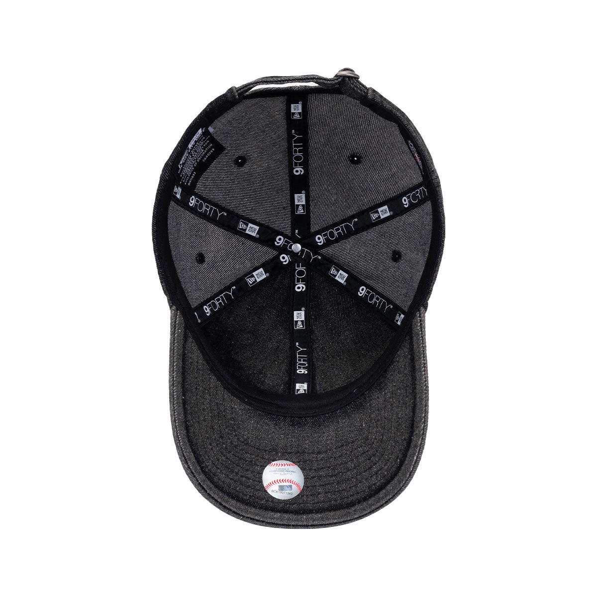 NEW ERA New York Yankees - 9FORTY EMBO Denim Line UNST BLACK 【14561852】