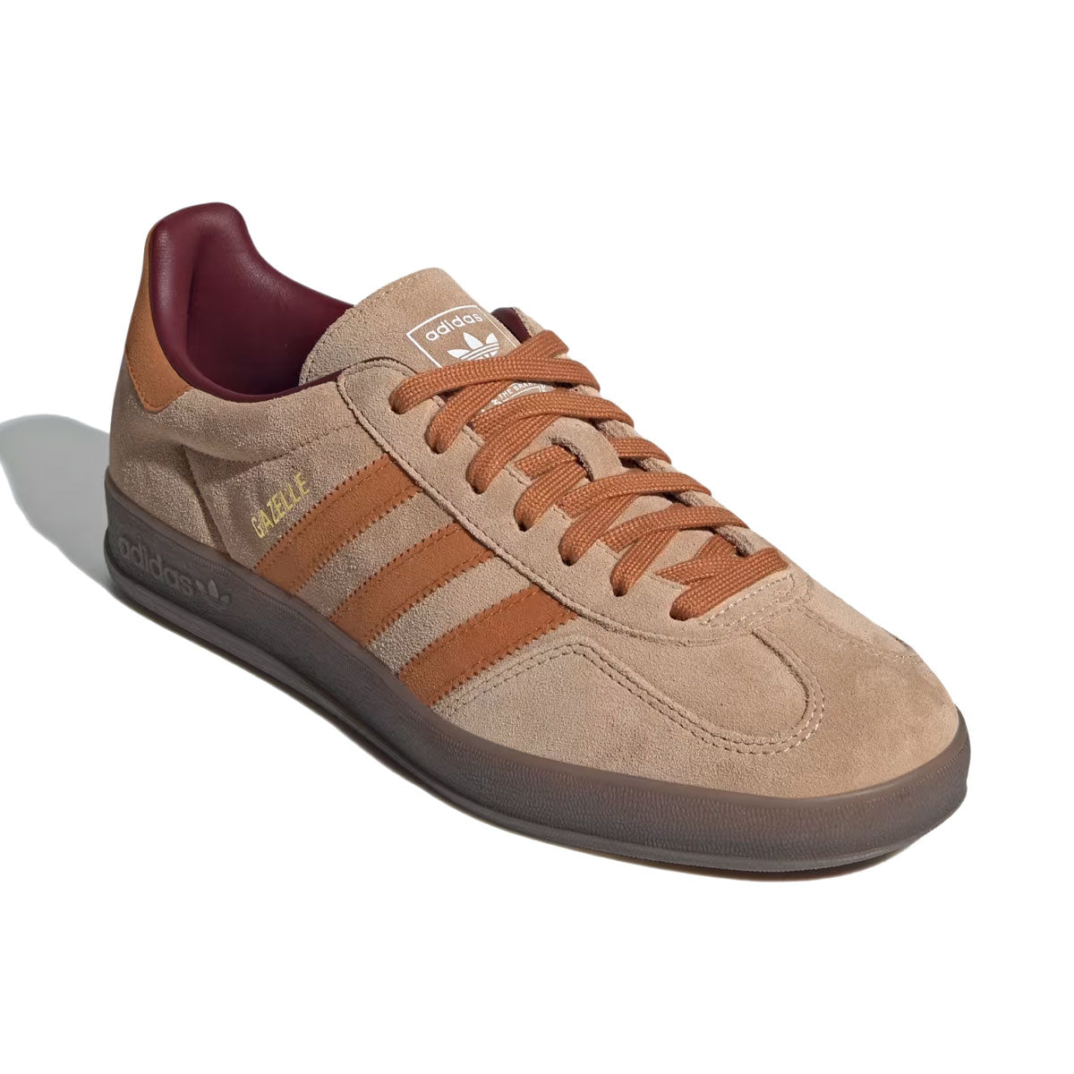 adidas - GAZELLE INDOOR MENS Warm Sandstone/Craft Ochre/Shadow Red【JH5412】