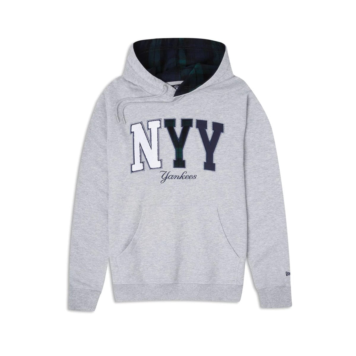 NEW ERA New York Yankees - PLAID HOODIE BLACKWATCH