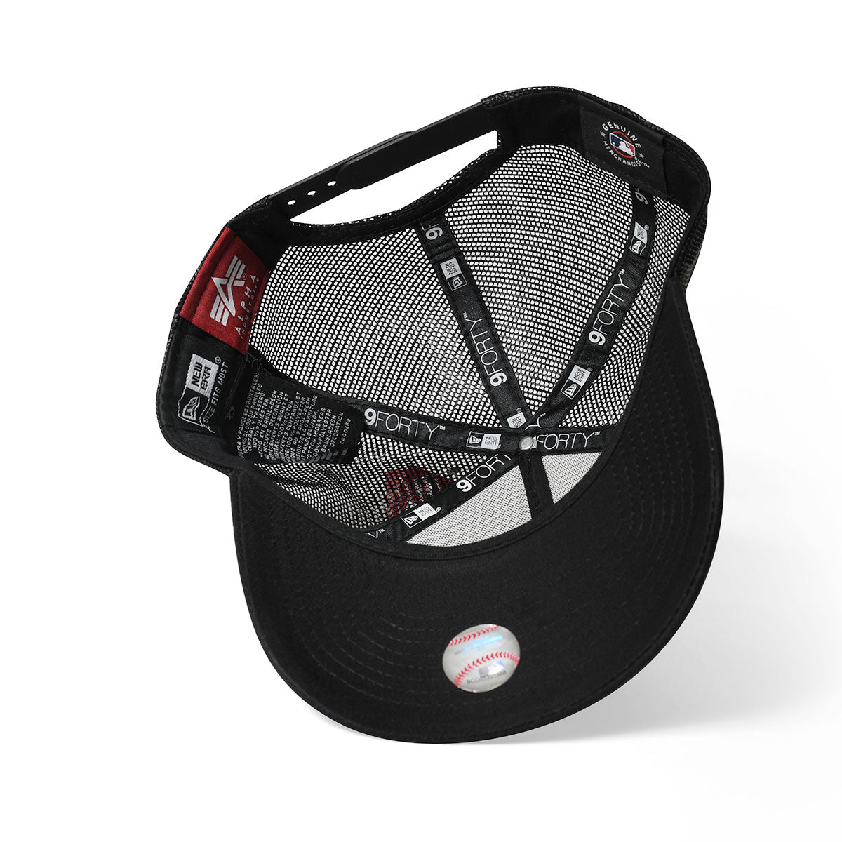 NEW ERA × ALPHA INDUSTRIES New York Yankees - 9FORTY ALPHA D1 BLK【60208548】