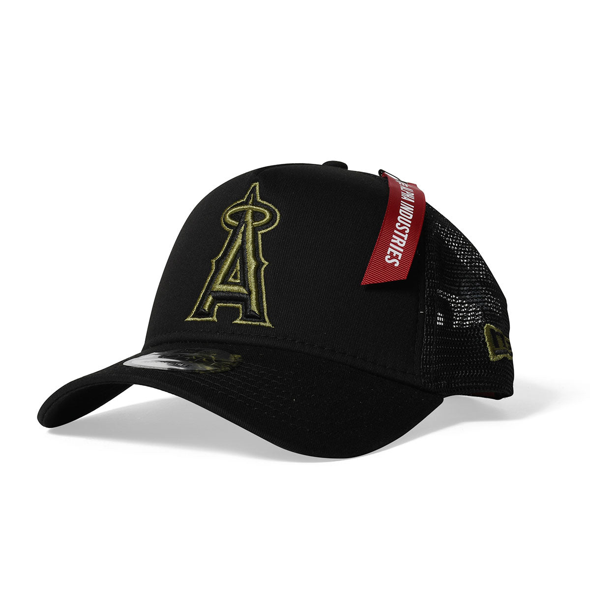 NEW ERA × ALPHA INDUSTRIES Anaheim Angels - M 9FORTY ALPHA D1 ANAHEIM ANGELS BLK【60208603】