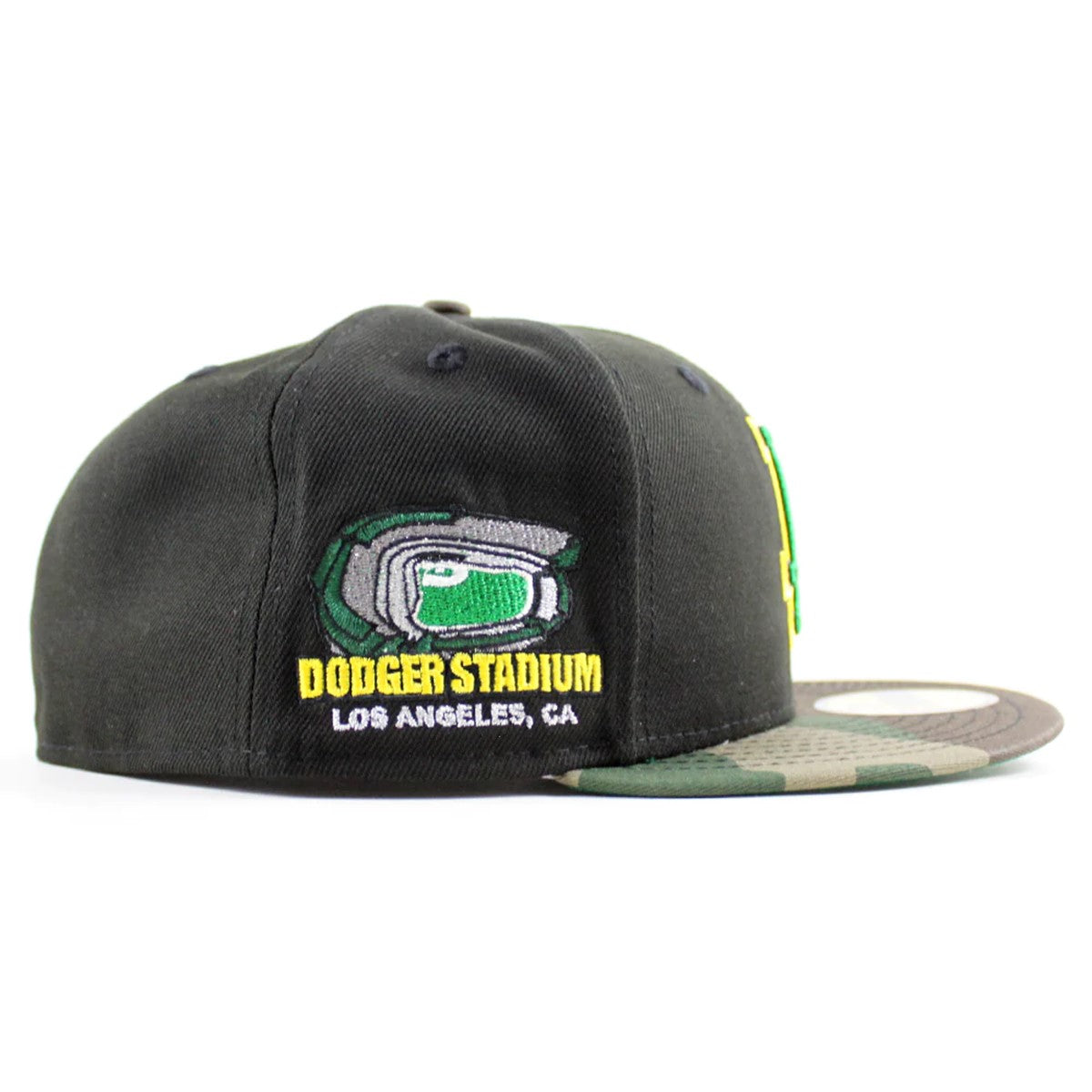 NEW ERA 洛杉磯道奇隊 - 59FIFTY DODGERS STADIUM 黑色/林地迷彩