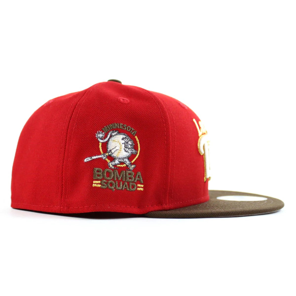 NEW ERA 明尼蘇達雙城隊 - 59FIFTY BOMBA SQUAD 猩紅色/胡桃色