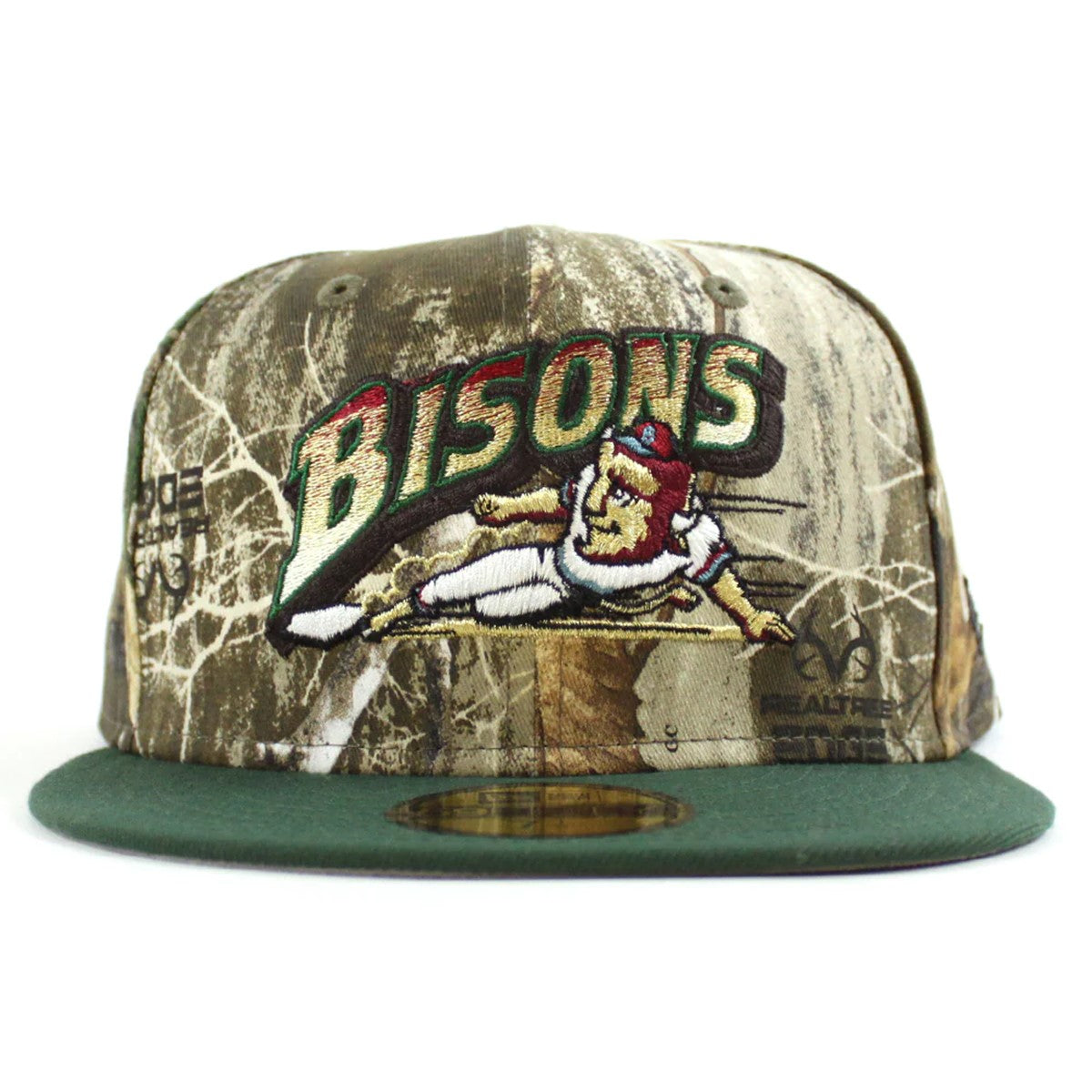 NEW ERA BUFFALO BISONS - 59FIFTY REAL TREE/CILANTRO
