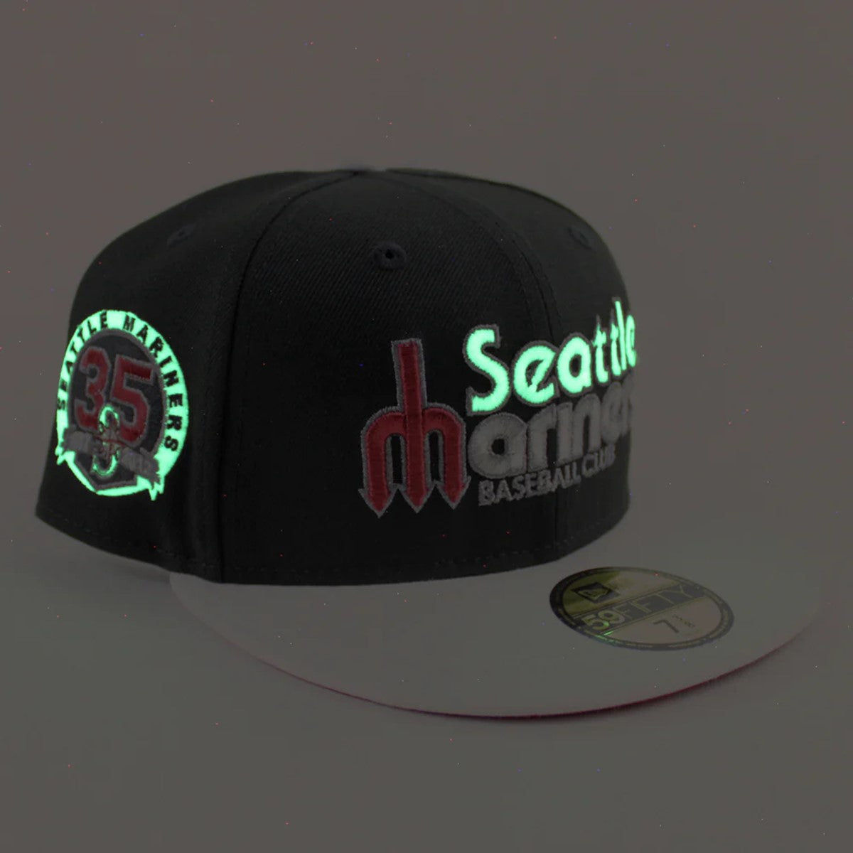 NEW ERA 西雅圖水手隊 - 59FIFTY 35TH ANV 黑/白