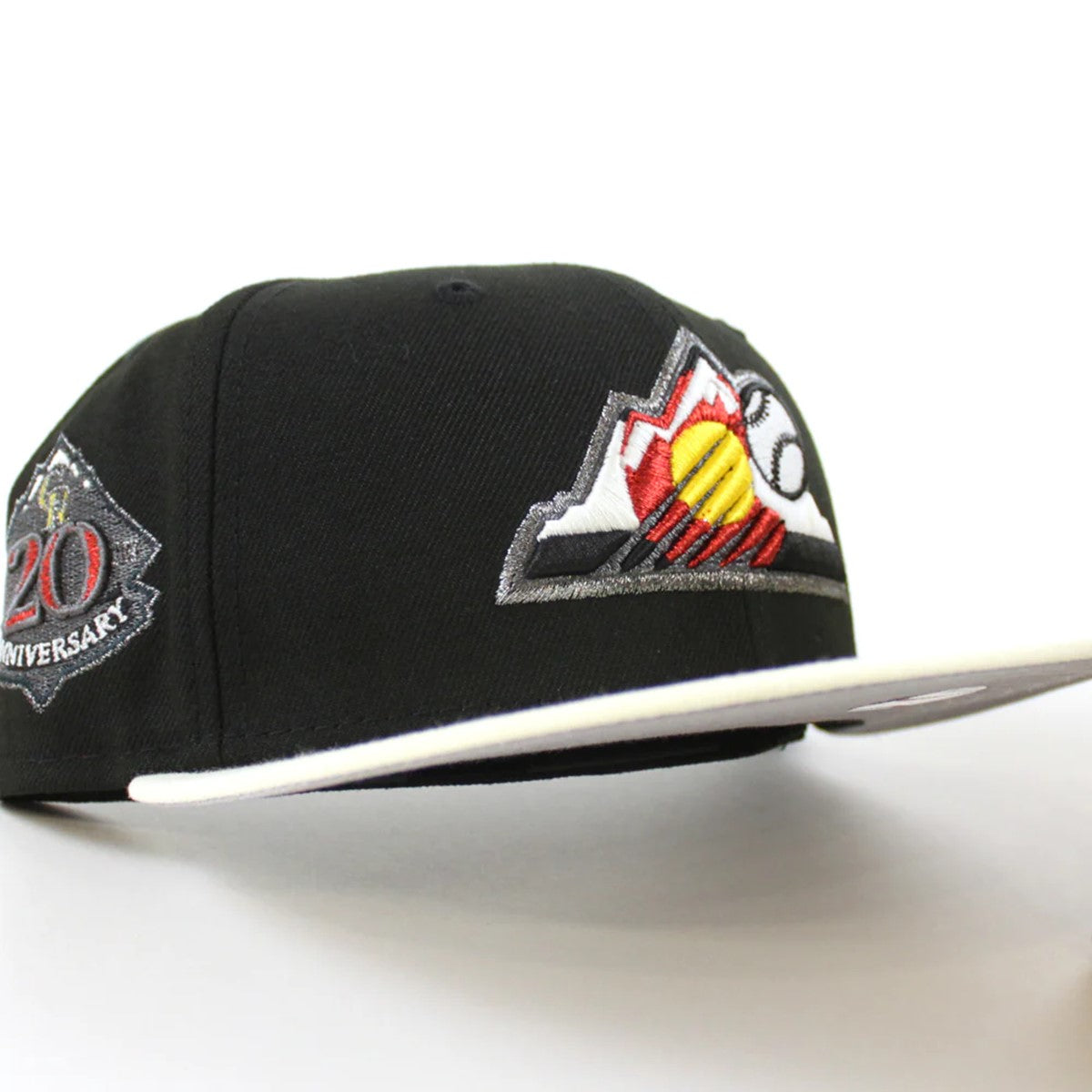 NEW ERA 科羅拉多落基山脈 - 59FIFTY 20TH ANV 黑/鉻色