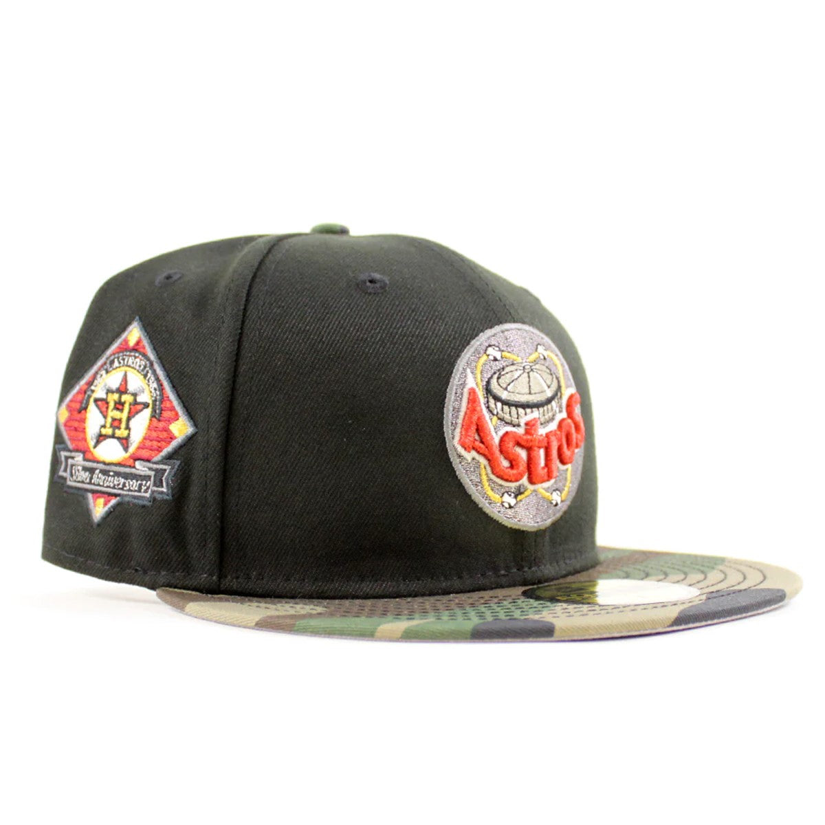 NEW ERA 休士頓太空人隊 - 59FIFTY 銀 ANV 黑/WD 迷彩
