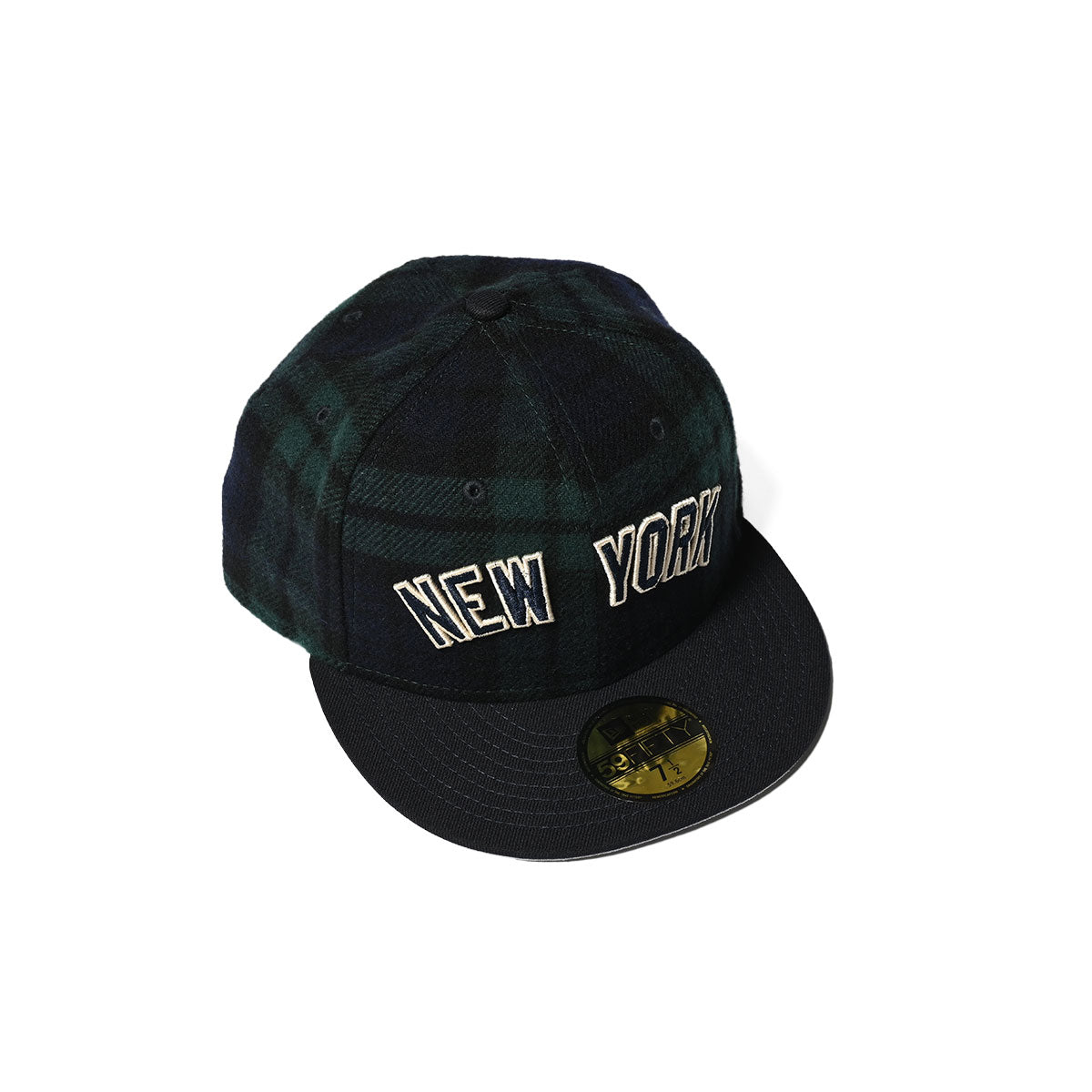 NEW ERA 紐約洋基隊黑色手錶格子呢 59FIFTY 帽子 60430489