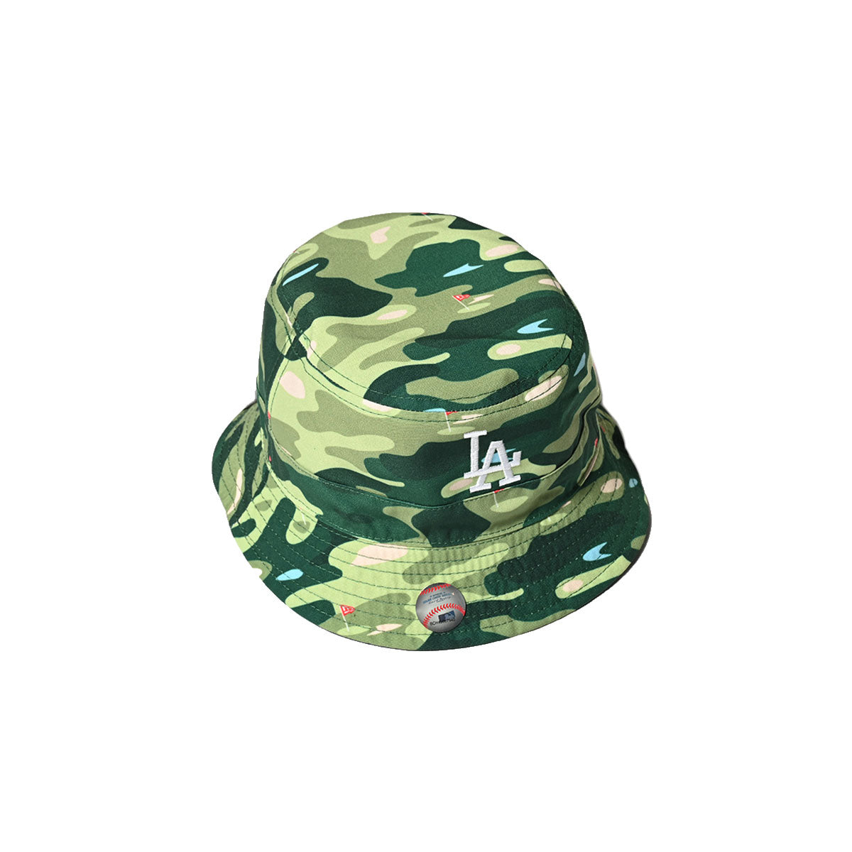 NEW ERA Los Angeles Dodgers - REVERSBLE BUCKET HAT BLUE/CAMO 【60310442】