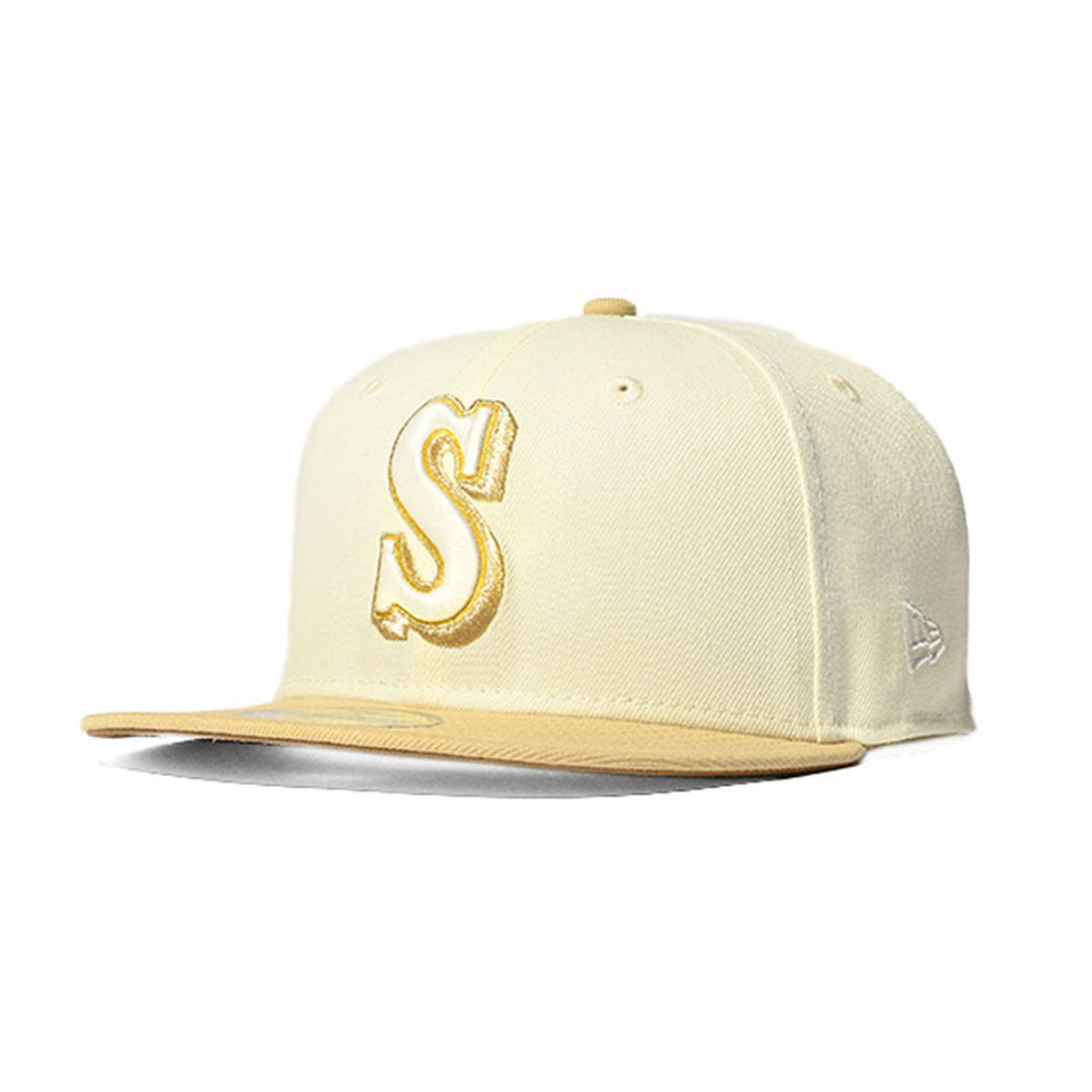NEW ERA 西雅圖水手隊 - 59FIFTY 30th ANV 奶油色/駱駝色