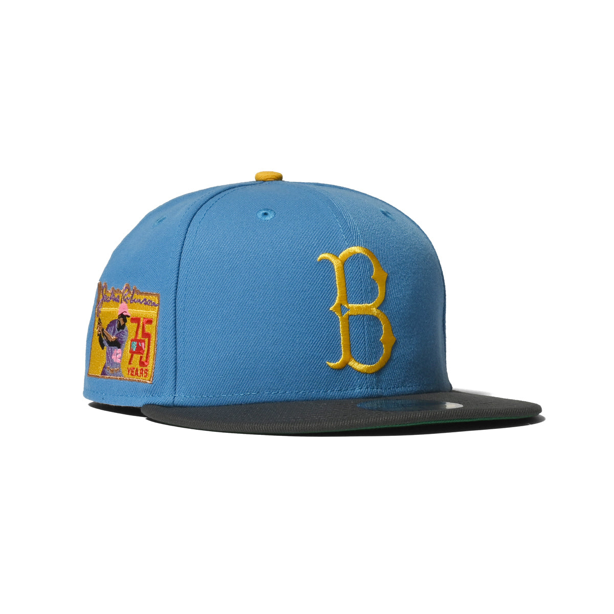 NEW ERA 布魯克林道奇隊 - 59FIFTY J.ROBINSON 75 年藍色/深灰色
