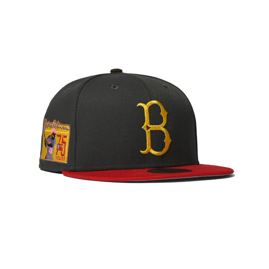 NEW ERA Brooklyn Dodgers - 59FIFTY J.ROBINSON 75 YEARS DGRAY/RED