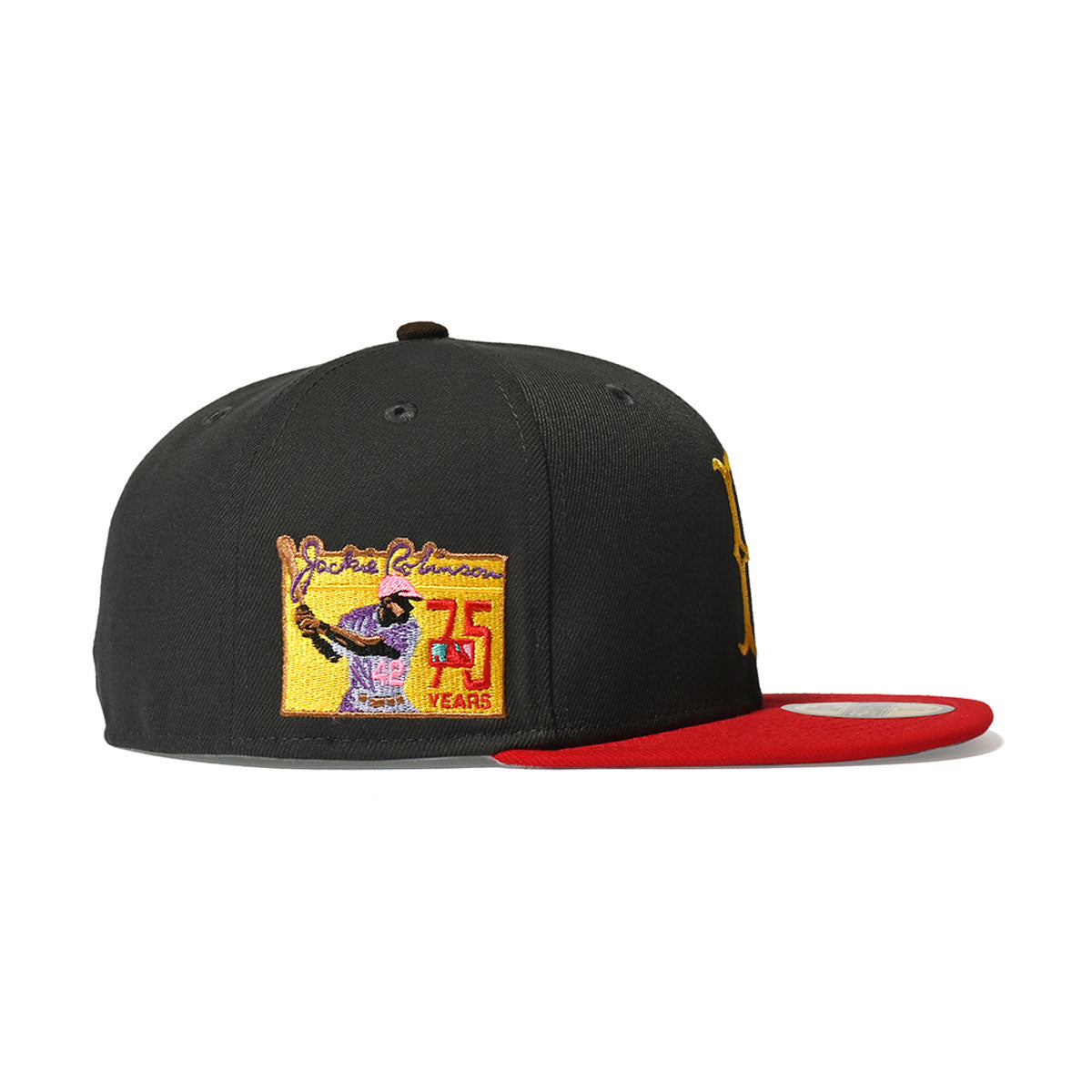 NEW ERA 布魯克林道奇隊 - 59FIFTY J.ROBINSON 75 年 D 灰色/紅色