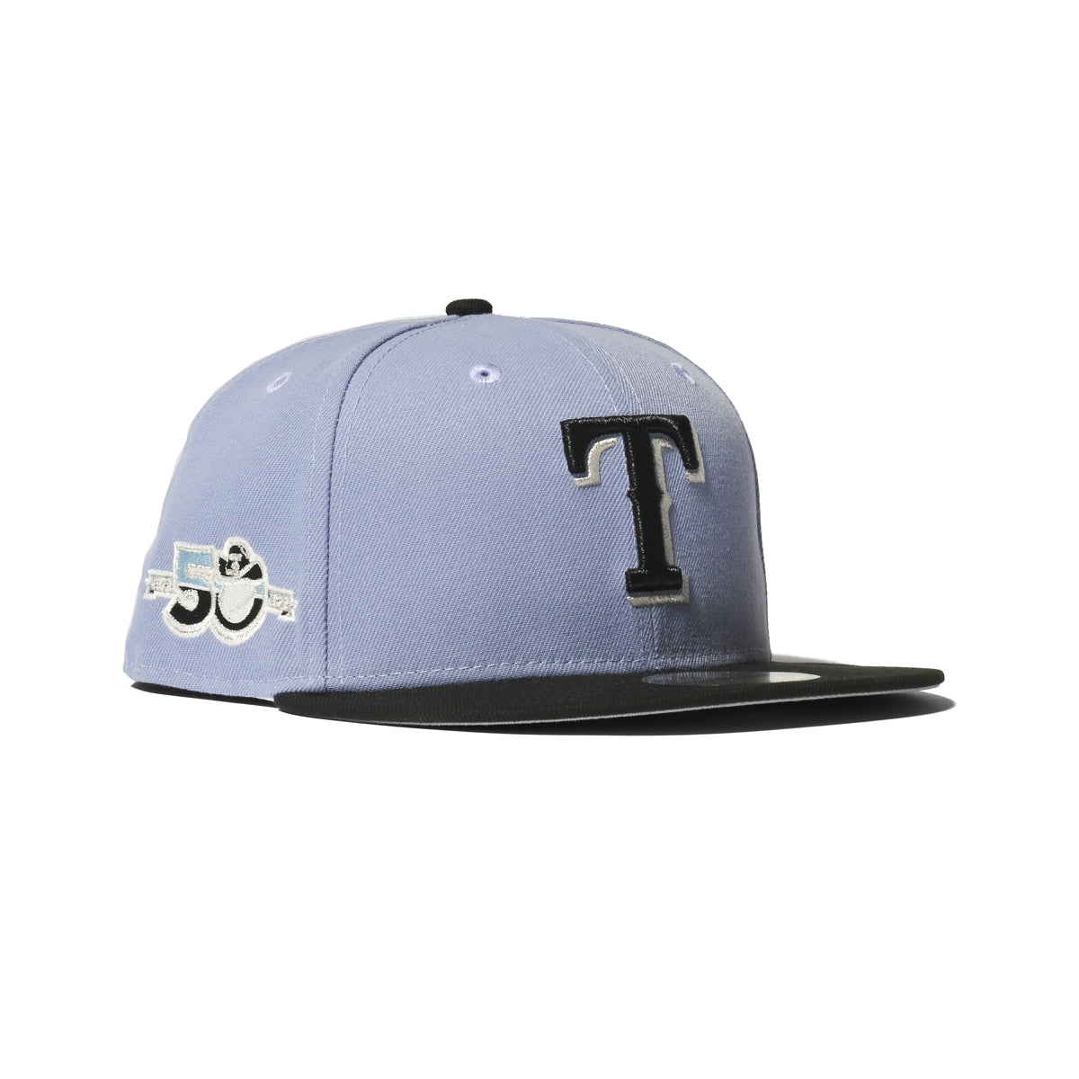 NEW ERA 德州遊騎兵隊 - 59FIFTY 50th ANV 薰衣草色/黑色