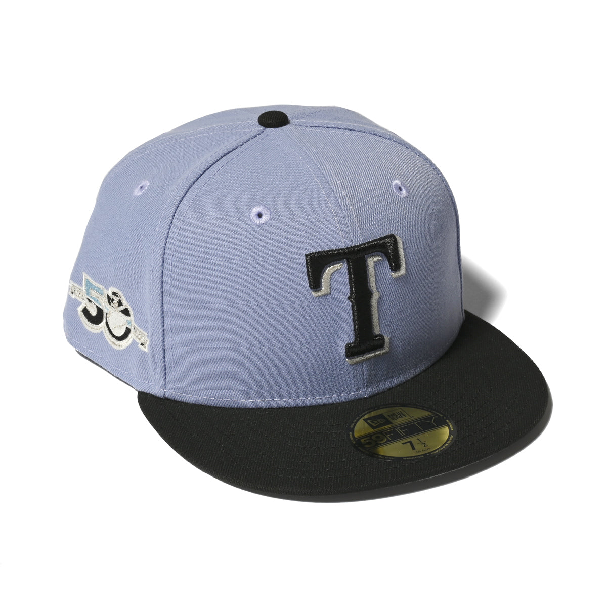 NEW ERA 德州遊騎兵隊 - 59FIFTY 50th ANV 薰衣草色/黑色