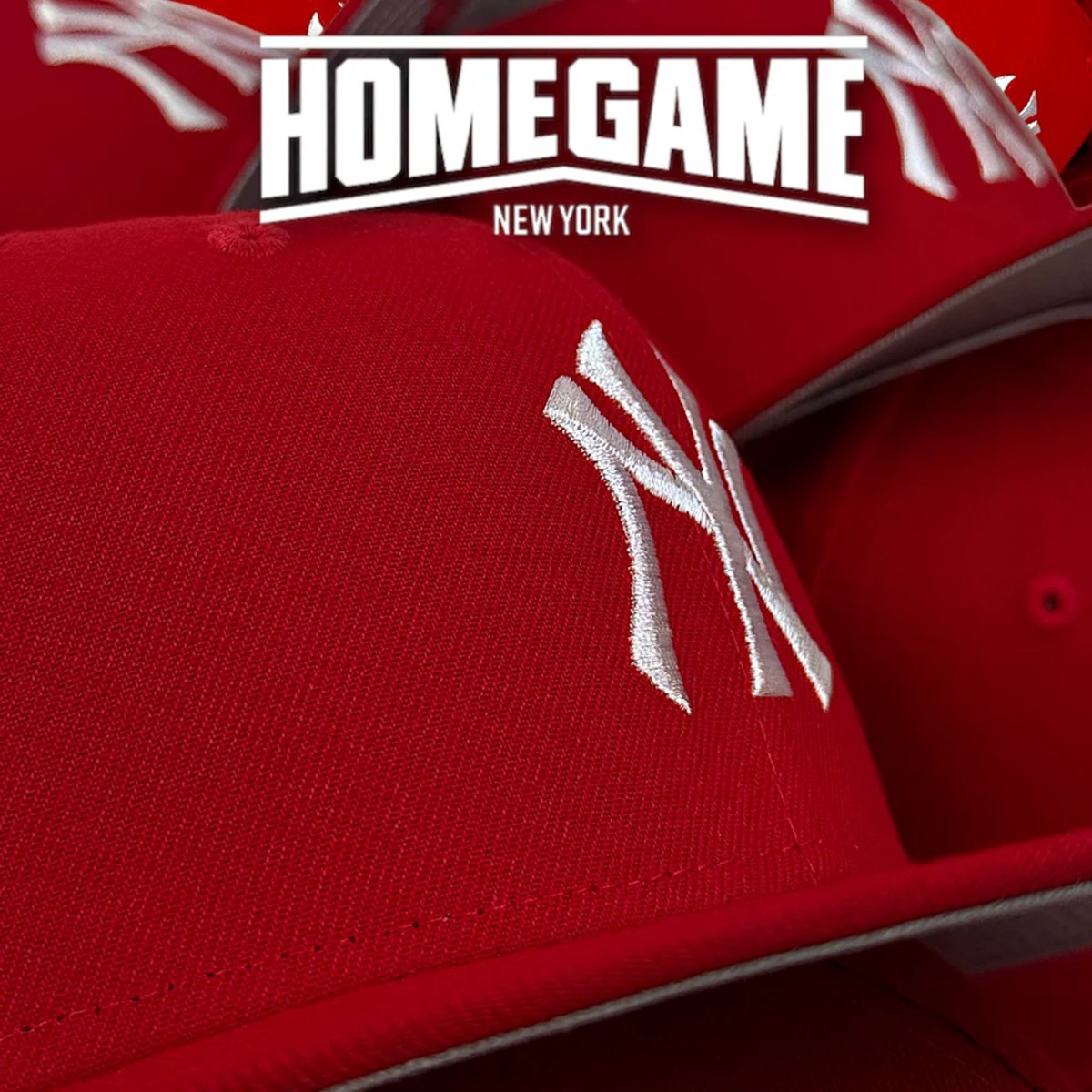 NEW ERA - 59FIFTY 紐約洋基隊美國聯盟前門紅色