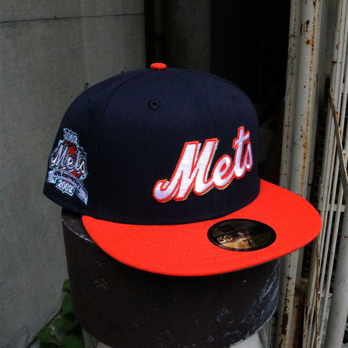 NEW ERA - NEW YORK METS 40th Anniv 59FIFTY NAVY/ORANGE