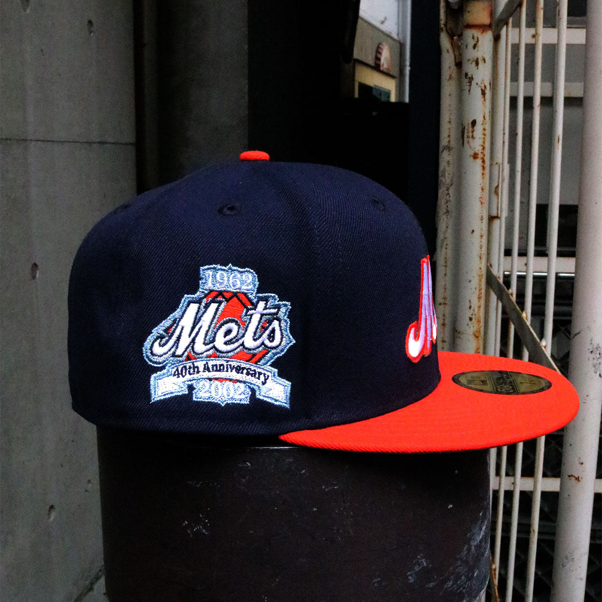 NEW ERA - NEW YORK METS 40th Anniv 59FIFTY NAVY/ORANGE