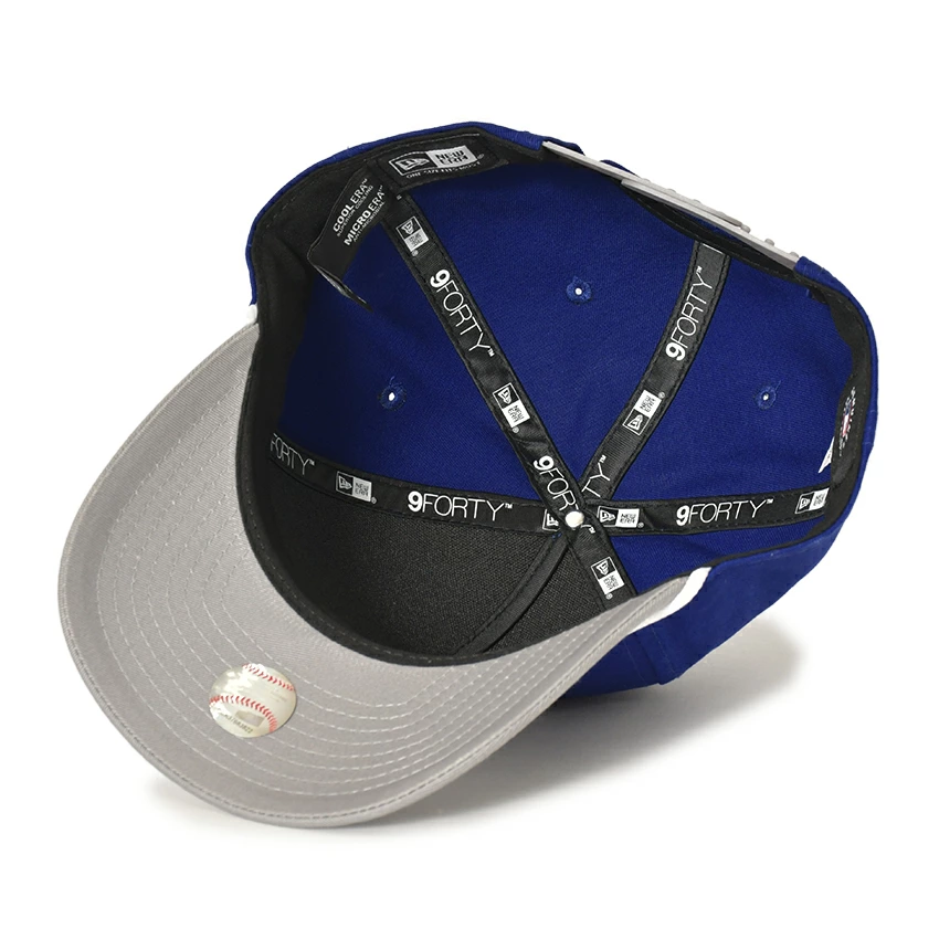 NEW ERA - Los Angeles Dodgers 9FORTY M-CROWN 2TONE ROPE 24354 Royal/Gray【60612693】