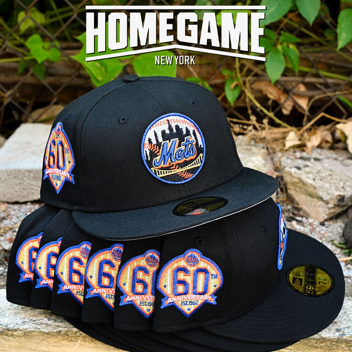 NEW ERA New York Mets - 59Fifty 60th Anniversary Black