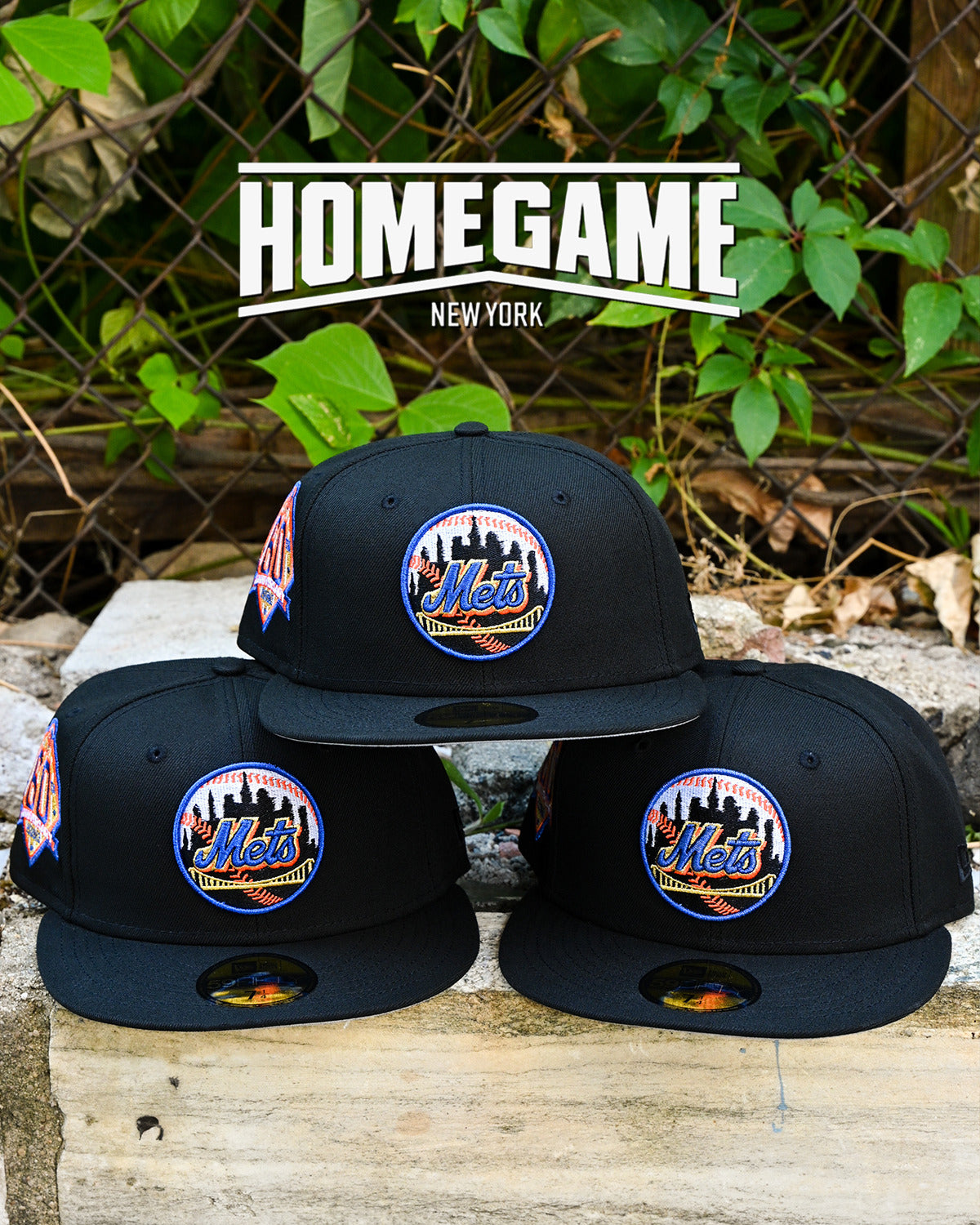 NEW ERA New York Mets - 59Fifty 60th Anniversary Black