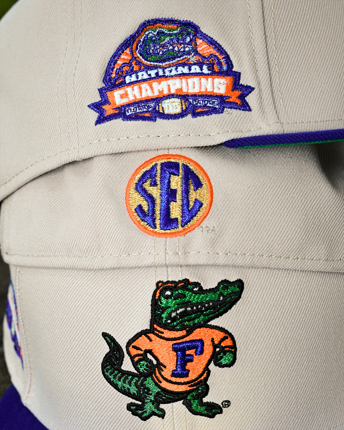 NEW ERA Florida Gators - 59Fifty 2006 National Champions Stone/Light Royal