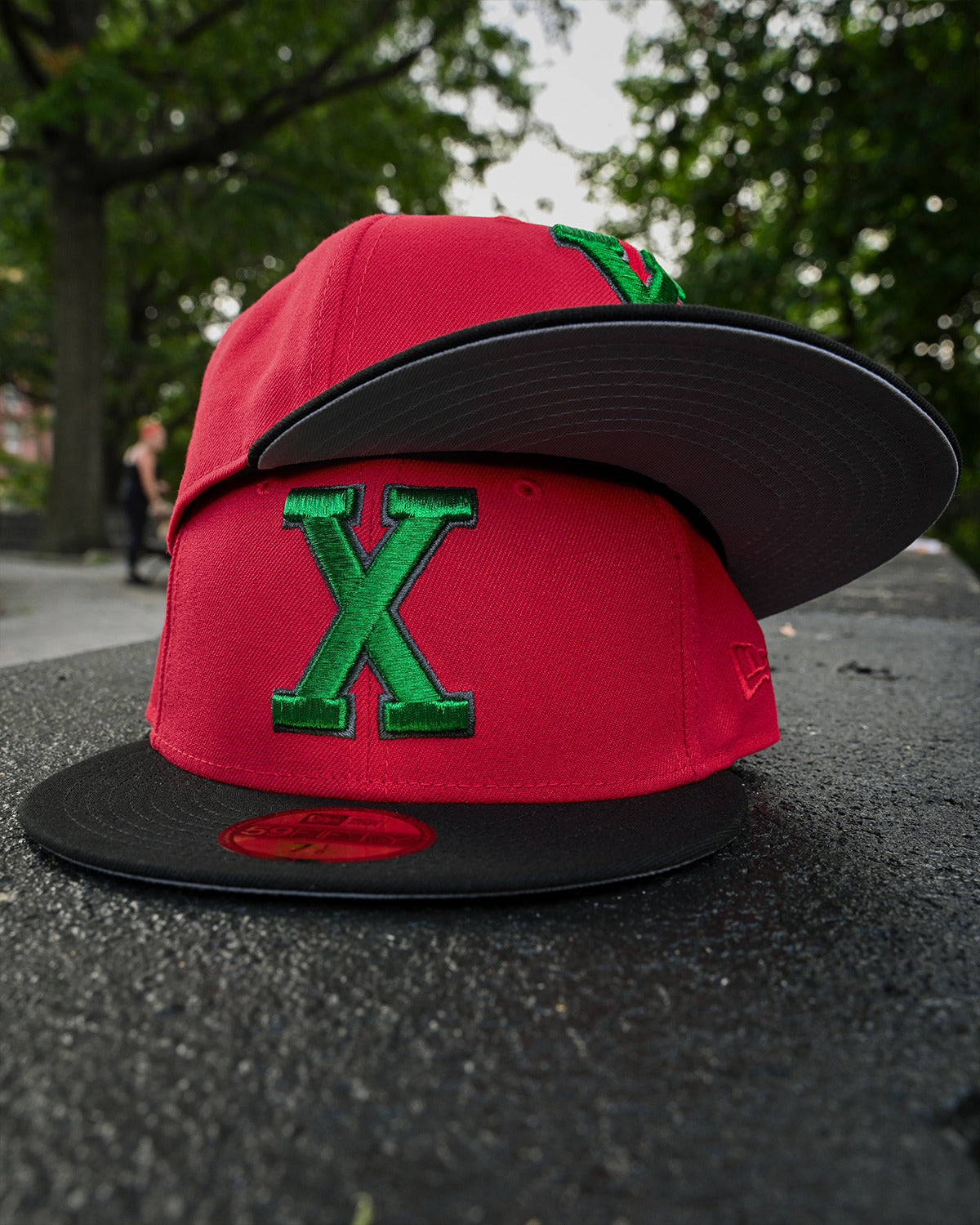 NEW ERA Cuban X-Giants - 59Fifty Front Door Red/Black