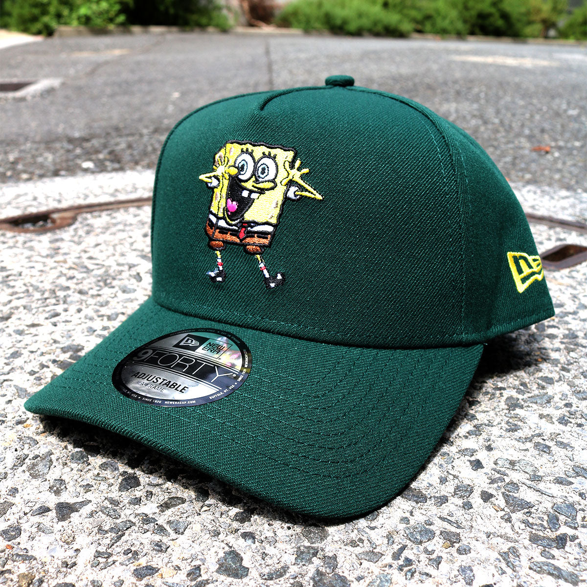 New Era × Nickelodeon - SpongeBob 9FORTY A-FRAME Dark Green【70980070】