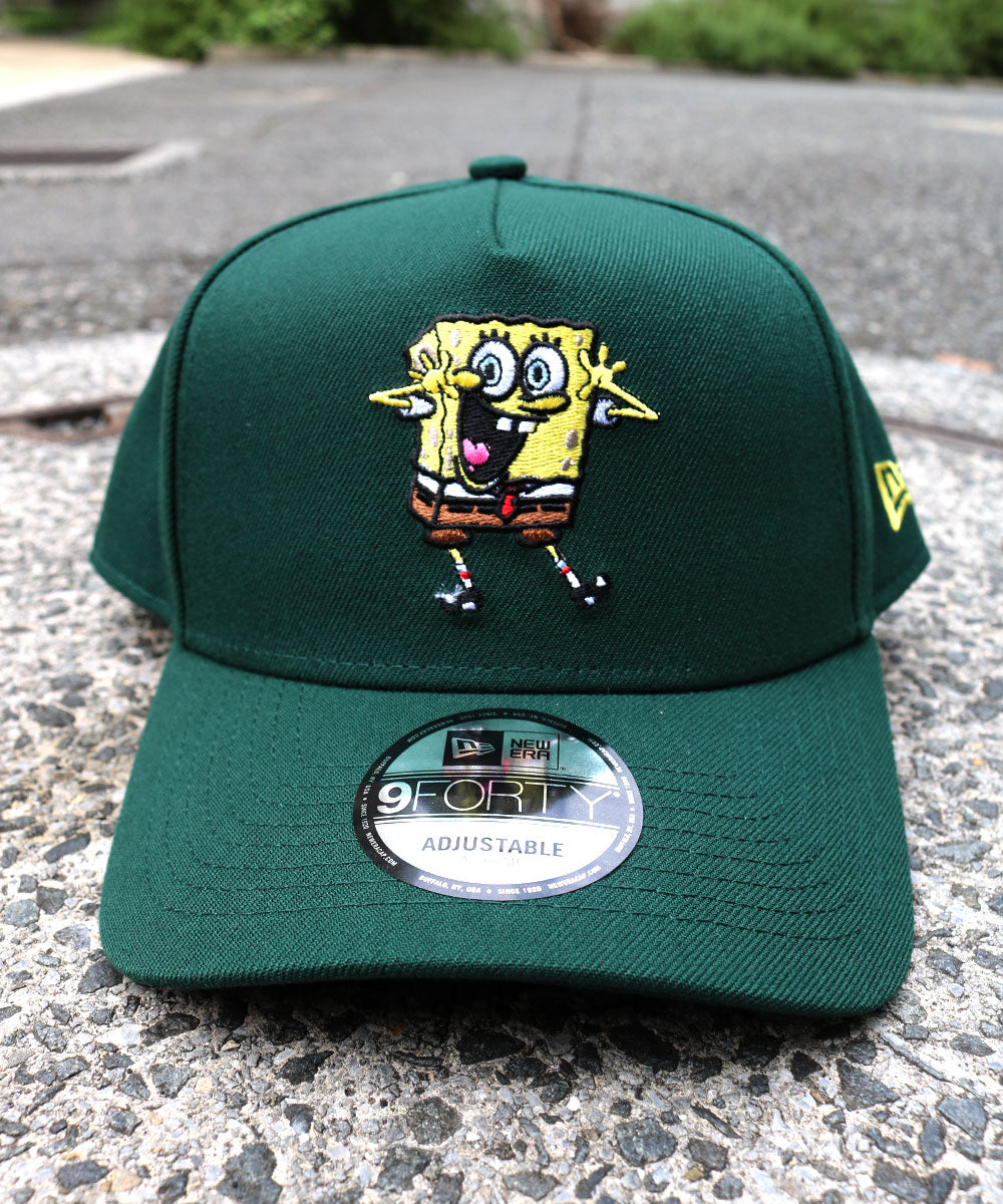 New Era × Nickelodeon - SpongeBob 9FORTY A-FRAME Dark Green【70980070】