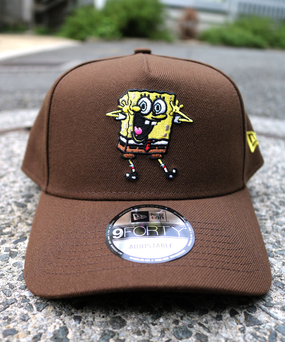 New Era × Nickelodeon - SpongeBob 9FORTY A-FRAME Walnut【70980071】