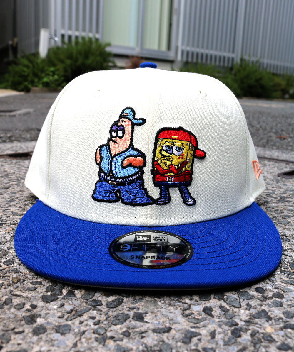 New Era × Nickelodeon - SpongeBob 9FIFTY Chrome White/Light Royal【70980077】