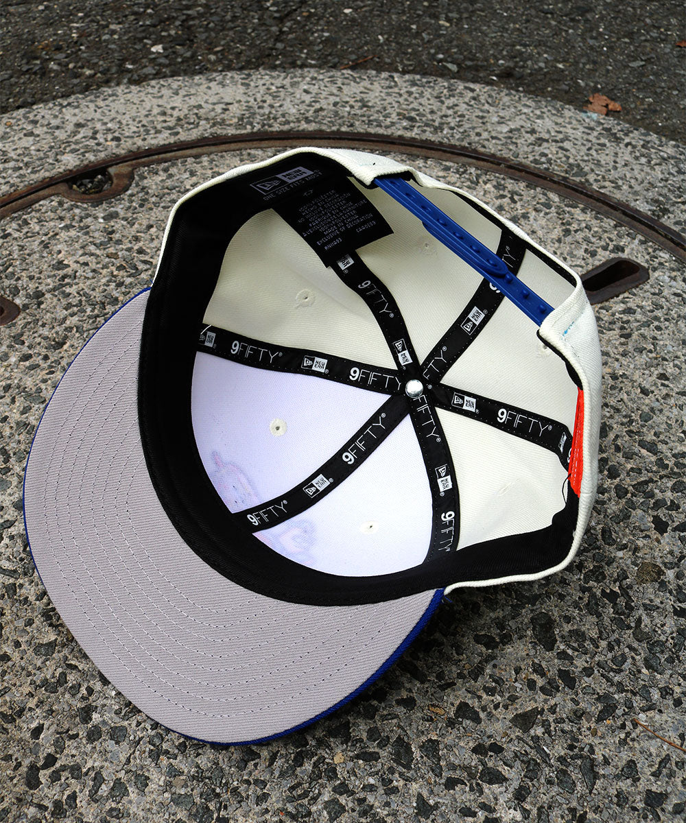 New Era × Nickelodeon - SpongeBob 9FIFTY Chrome White/Light Royal【70980077】