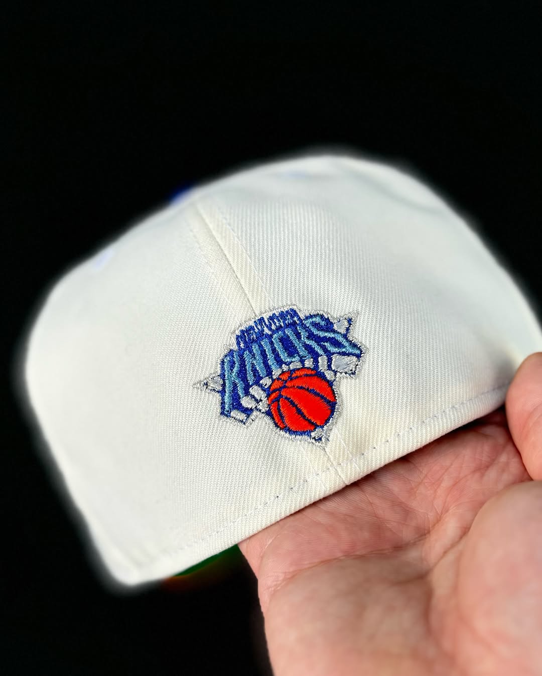 NEW ERA - New York Knicks CO 59Fifty 2x Champs Chrome White/Rush Orange