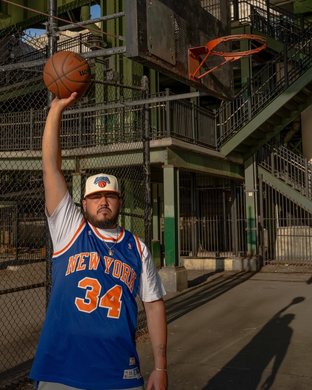 NEW ERA - New York Knicks CO 59Fifty 2x Champs Chrome White/Rush Orange