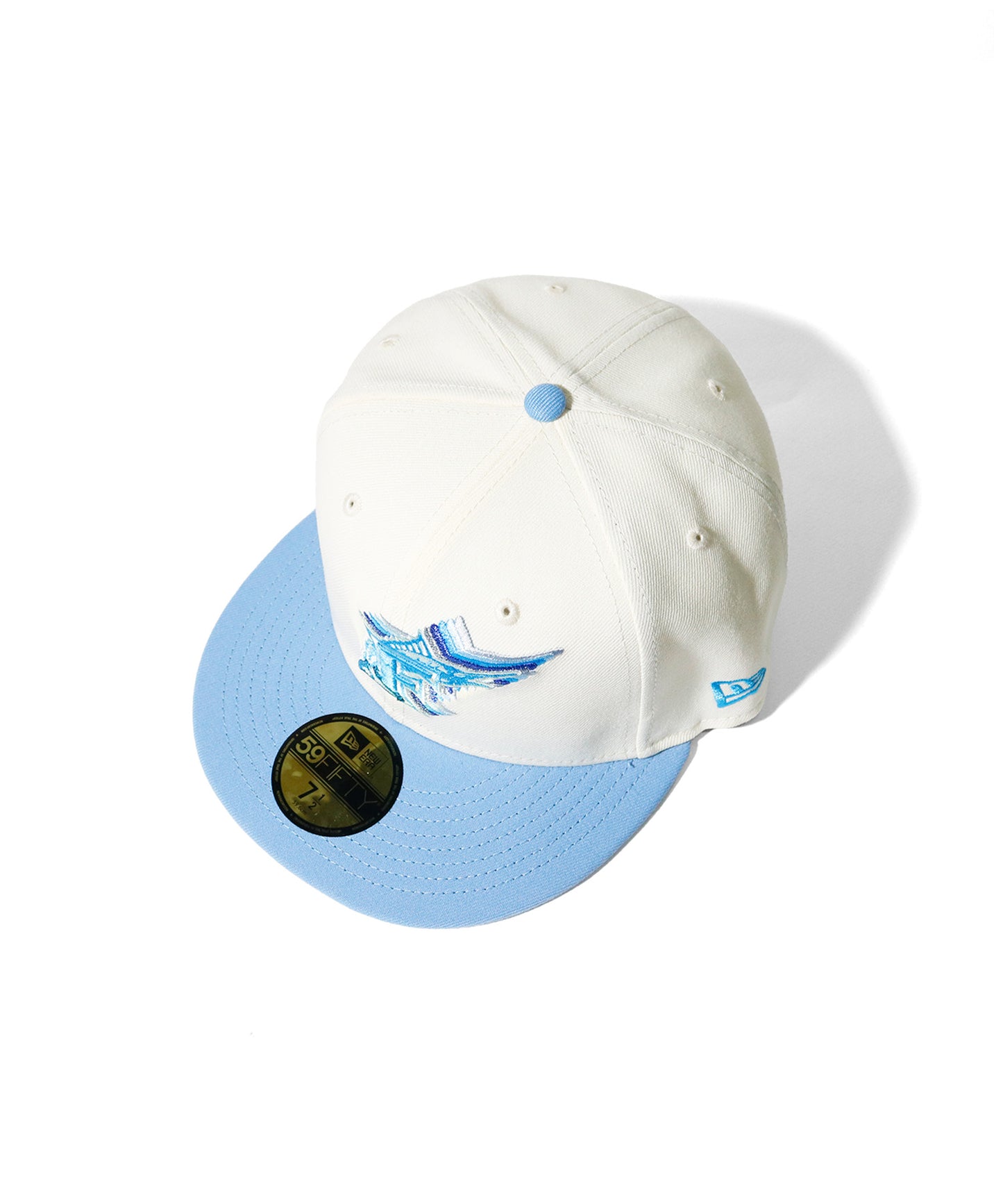 NEW ERA - Florida Marlines CO 59Fifty 2003 Worls Series Chrome/Sky Blue
