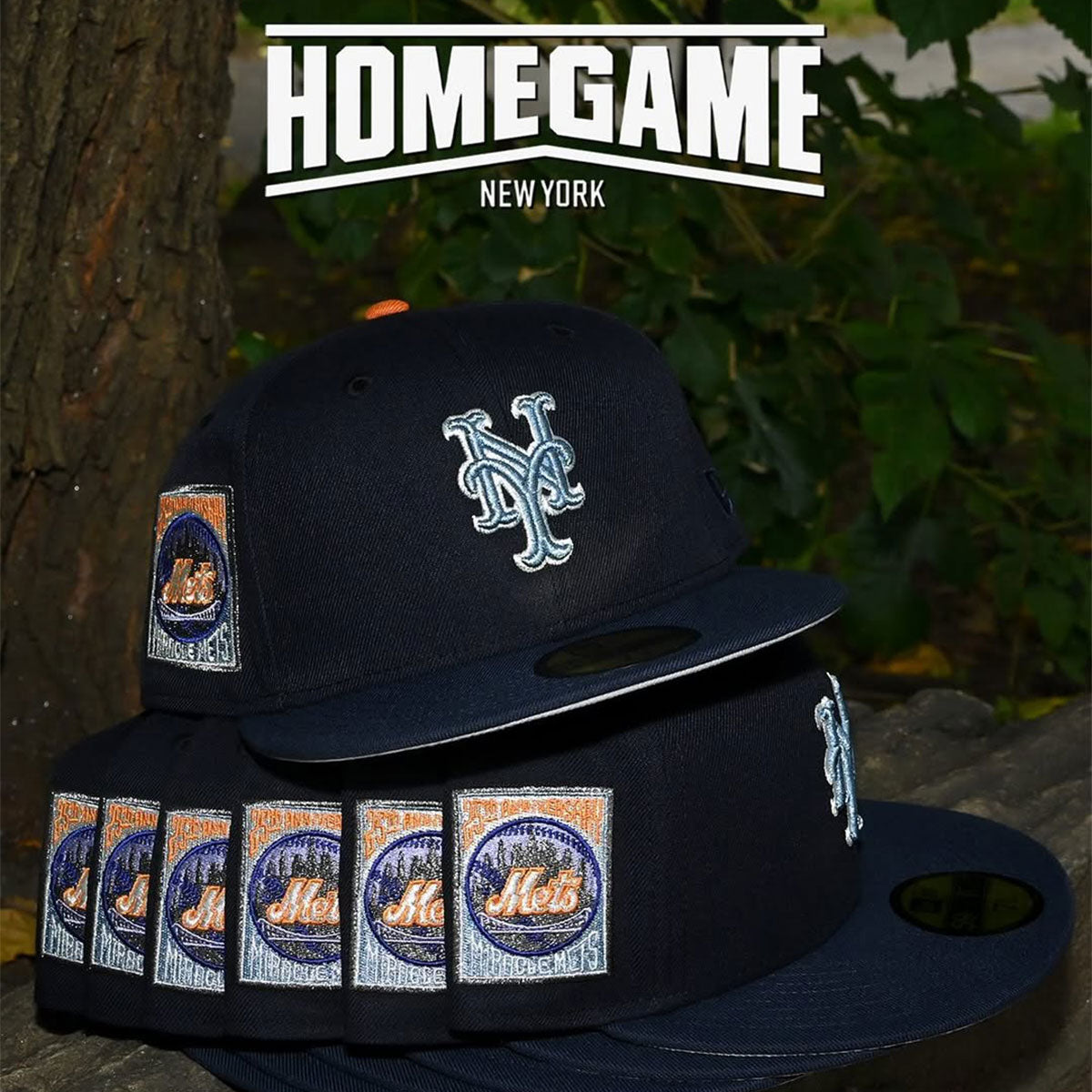 NEW ERA - New York Mets CO 59Fifty 25th Anniversary Navy/Night Shift Navy