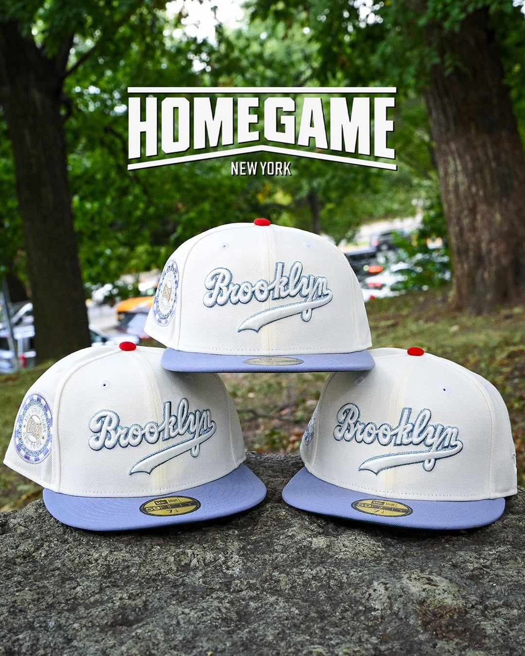 NEW ERA - Brooklyn Dodgers CO 59Fifty 1942 All Star Game Chrome White/Lavender