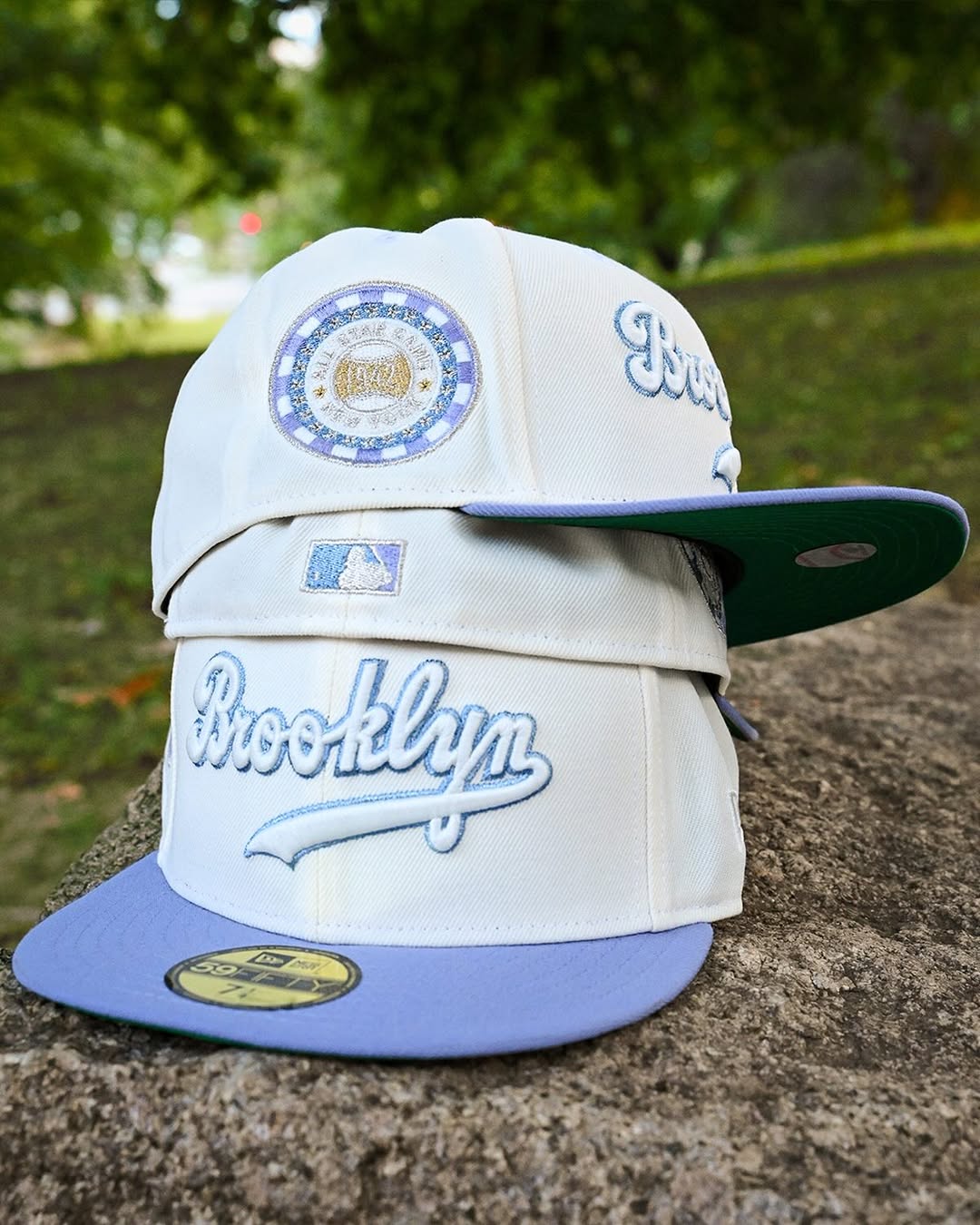 NEW ERA - Brooklyn Dodgers CO 59Fifty 1942 All Star Game Chrome White/Lavender