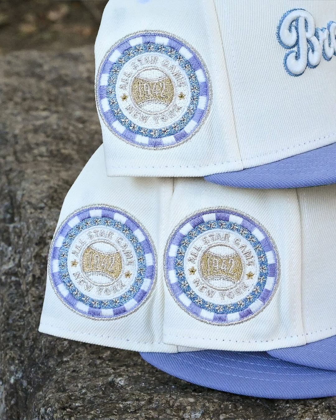 NEW ERA - Brooklyn Dodgers CO 59Fifty 1942 All Star Game Chrome White/Lavender