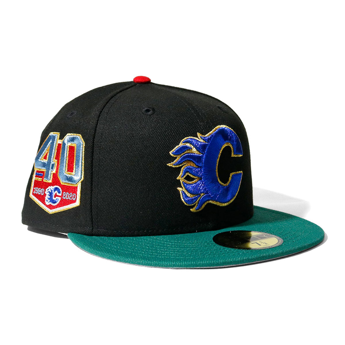 NEW ERA - Calgary Flames CO 59Fifty 40th Anniversary Black/Green