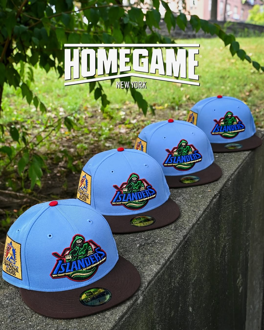 NEW ERA - New York Islanders CO 59Fifty 1982 All Star Game Sky Blue/Burnt Wood