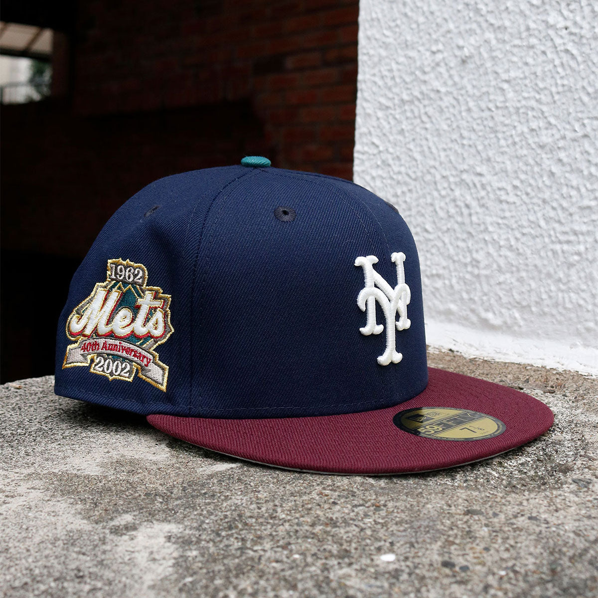 NEW ERA - New York Mets CO 59FIFTY 40th Anniversary Navy/Wine