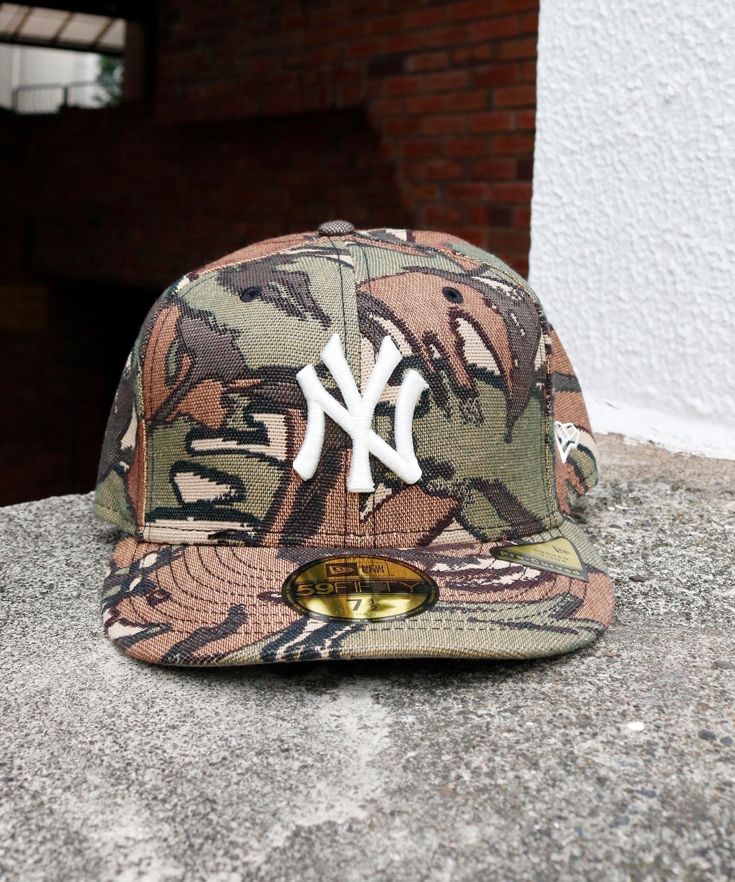 NEW ERA - New York Yankees RC 59FIFTY Three Looms Jaquard Camo【60772926】
