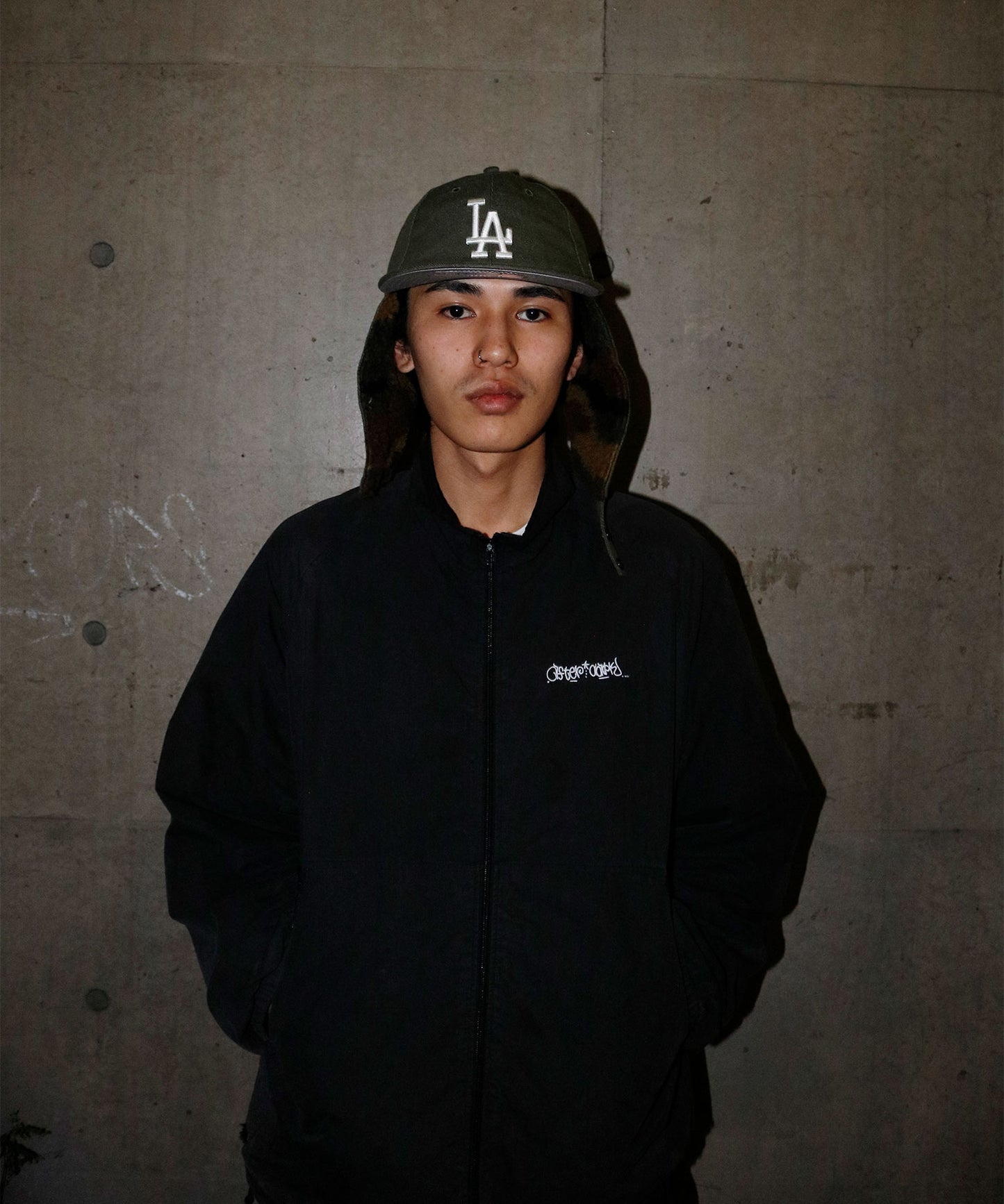 NEW ERA - Los Angeles Dodgers RC 59FIFTY Dog Ear Three Looms Olive/Camo【60772900】